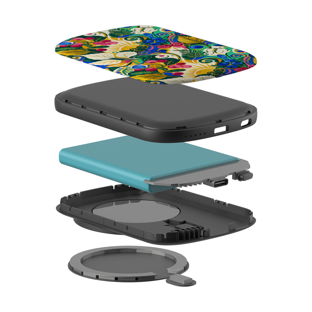 Berry Meadow Glow by Aino Kallio — MagSafe CHARGEPOD — Finnaij