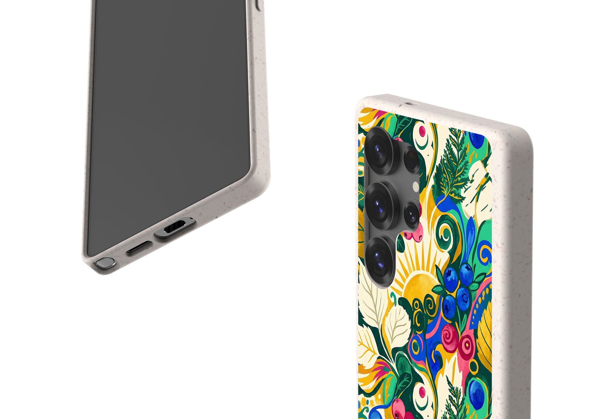 Berry Meadow Glow by Aino Kallio Bio-degradable Case for Samsung Galaxy — Finnaij