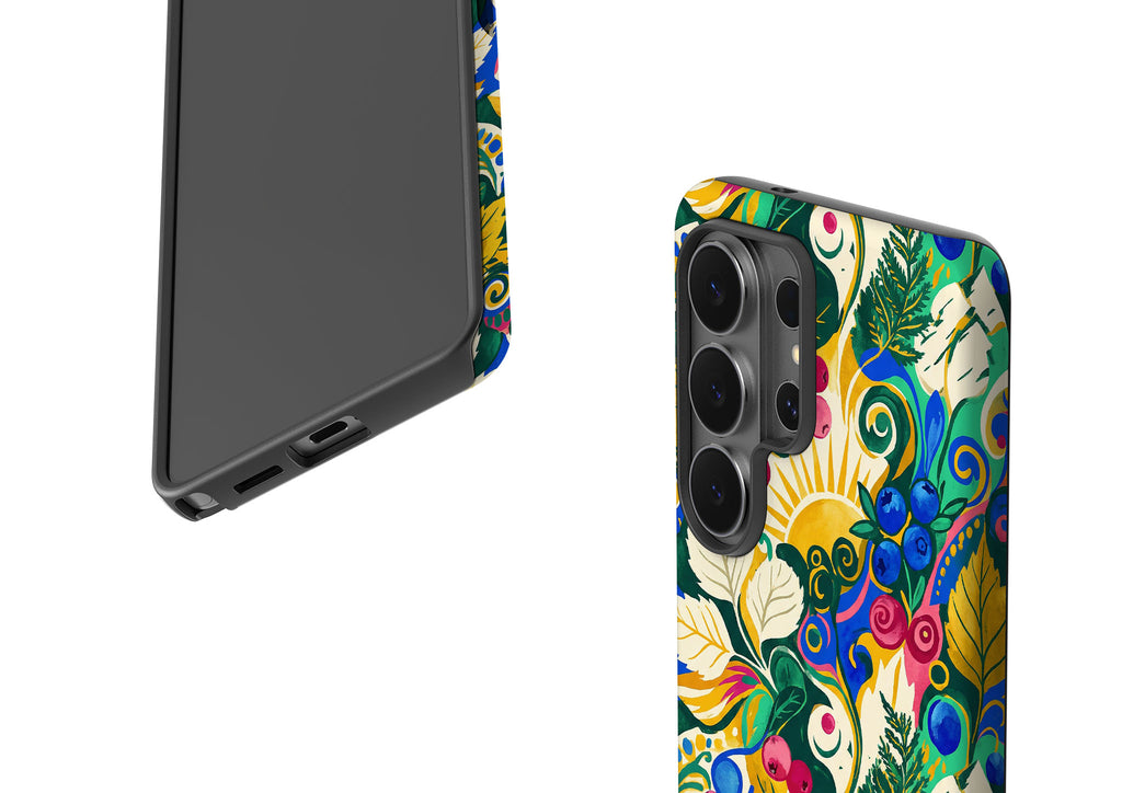 Berry Meadow Glow by Aino Kallio Tough Case for Samsung Galaxy — Finnaij