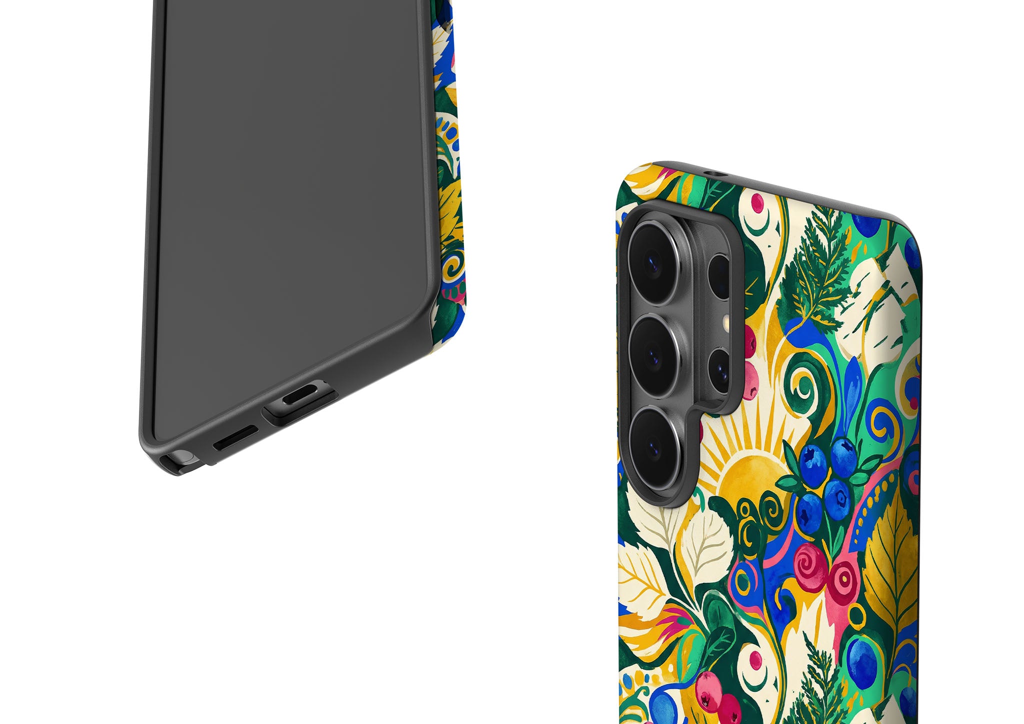 Berry Meadow Glow by Aino Kallio Tough Case for Samsung Galaxy — Finnaij