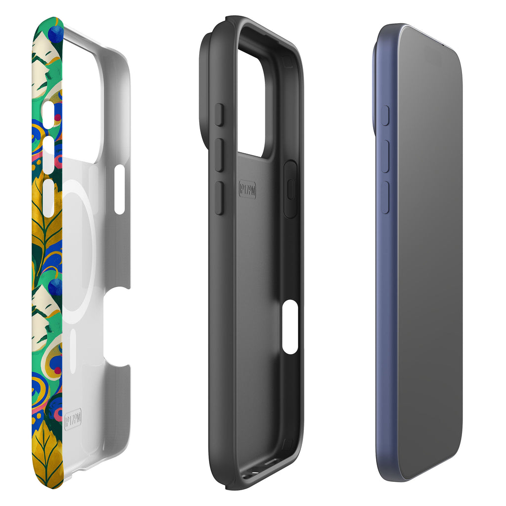 Berry Meadow Glow by Aino Kallio — Magsafe Tough Case for iPhone — Finnaij