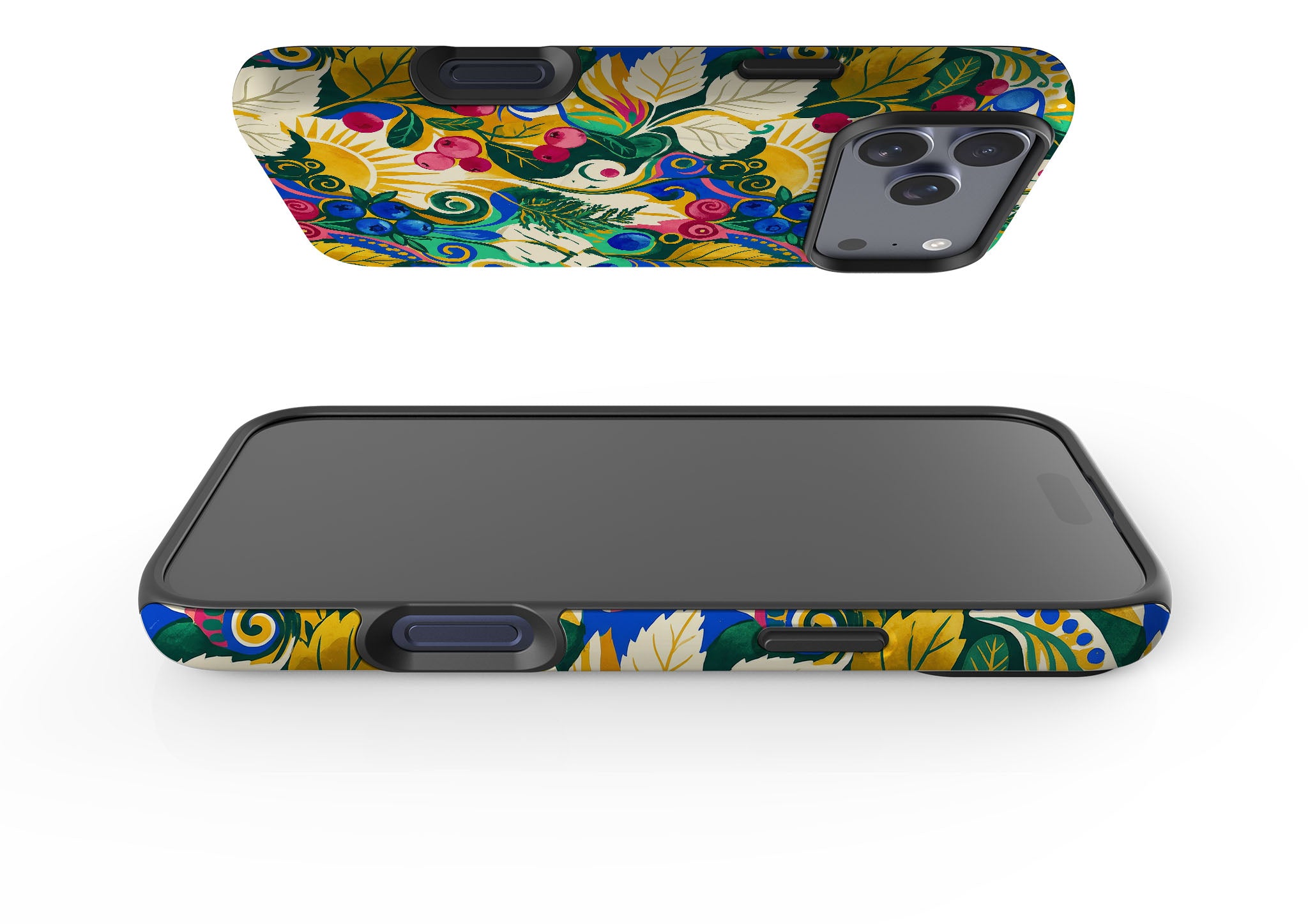 Berry Meadow Glow by Aino Kallio — Magsafe Tough Case for iPhone — Finnaij