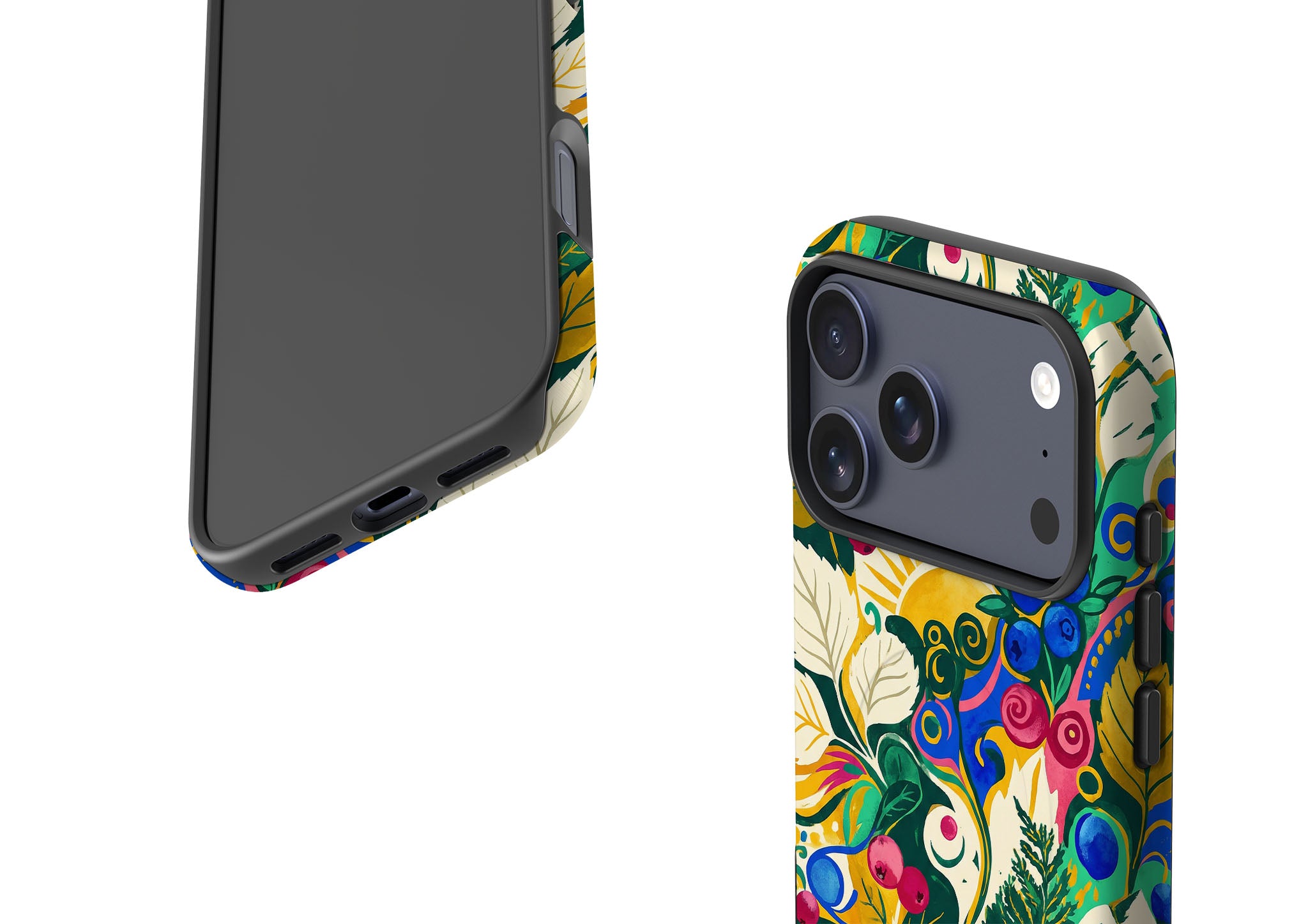 Berry Meadow Glow by Aino Kallio — Magsafe Tough Case for iPhone — Finnaij