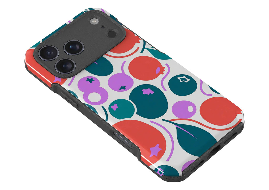Berry Icon Remix by Salla Niemi — Impact Armour MagSafe Case for iPhone — Finnaij