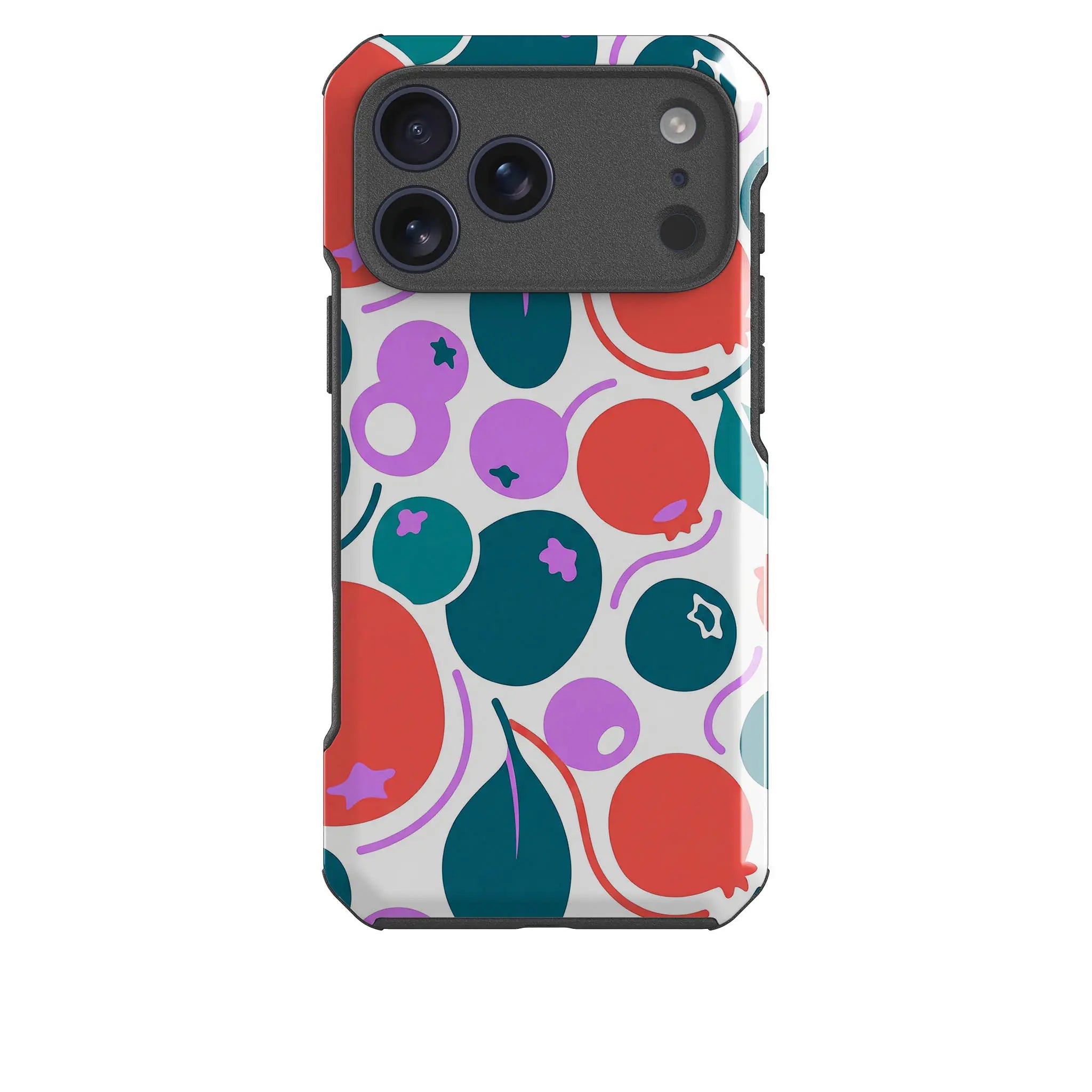 Berry Icon Remix by Salla Niemi — Impact Armour MagSafe Case for iPhone — Finnaij