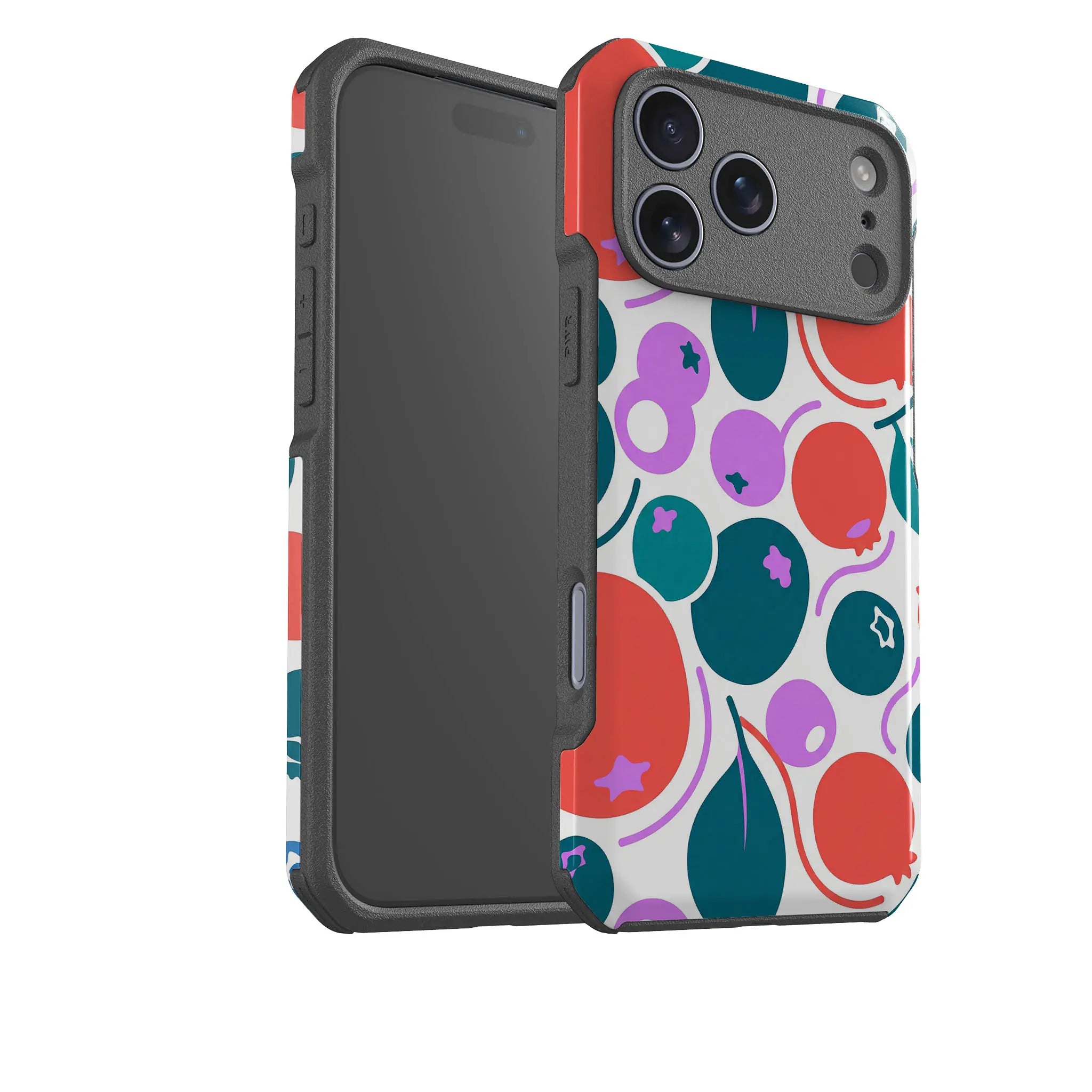Berry Icon Remix by Salla Niemi — Impact Armour MagSafe Case for iPhone — Finnaij