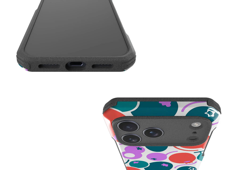 Berry Icon Remix by Salla Niemi — Impact Armour MagSafe Case for iPhone — Finnaij