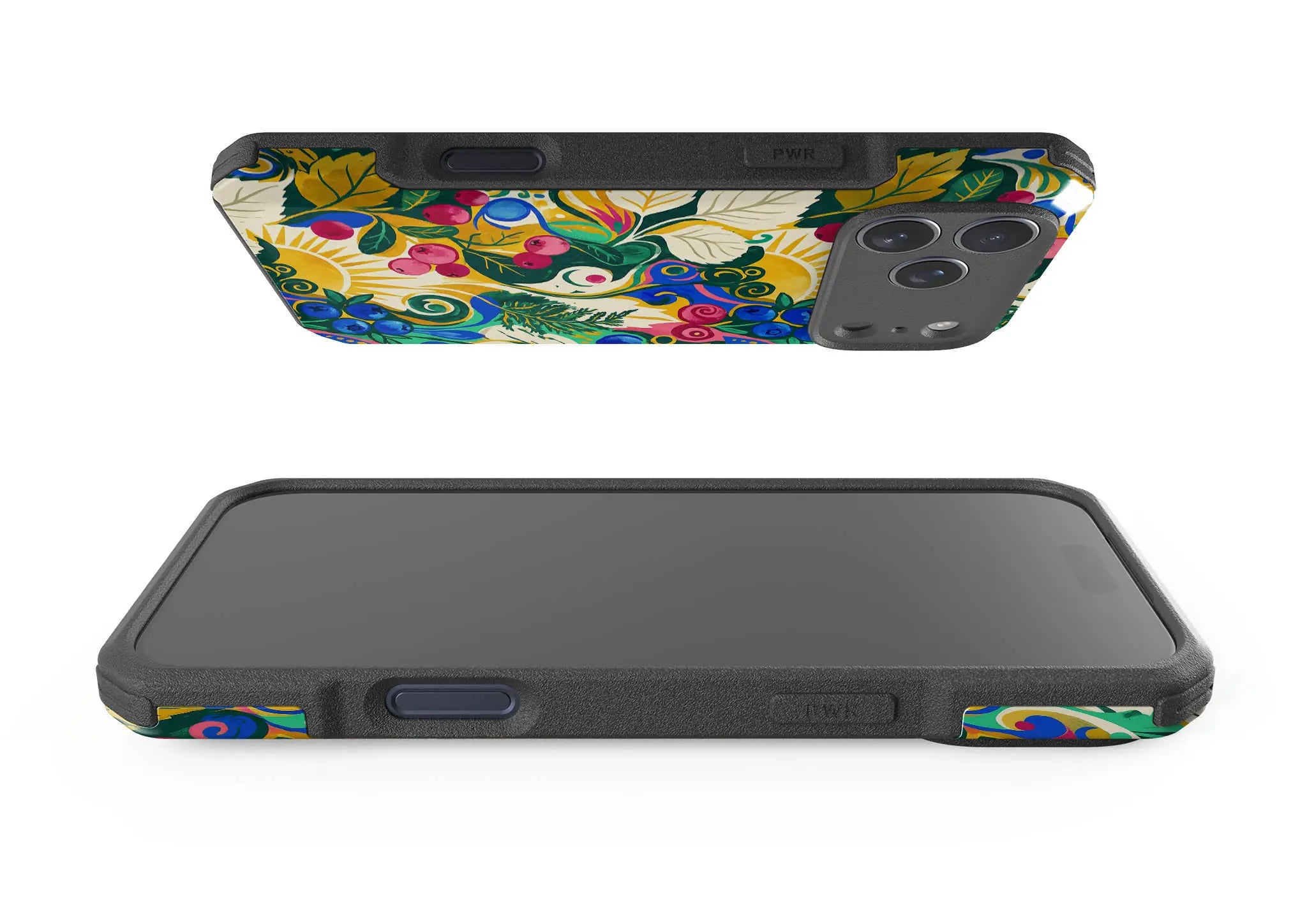 Berry Meadow Glow by Aino Kallio — Impact Armour MagSafe Case for iPhone — Finnaij