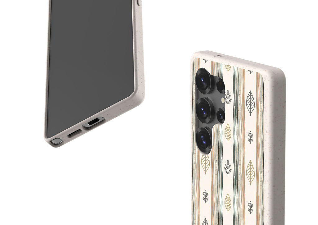 Birch Linen Harmony by Elsi Vaarala Bio-degradable Case for Samsung Galaxy — Finnaij