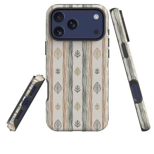 Birch Linen Harmony by Elsi Vaarala — Tough Case for iPhone — Three Quarter — Finnaij