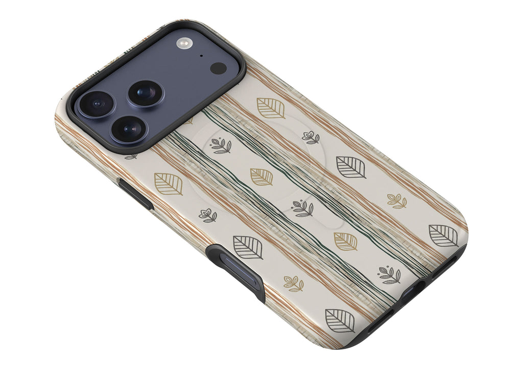 Birch Linen Harmony by Elsi Vaarala — Magsafe Tough Case for iPhone — Finnaij
