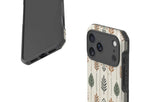 Birch and Linen Pattern by Elsi Vaarala — Impact Armour MagSafe Case for iPhone — Finnaij