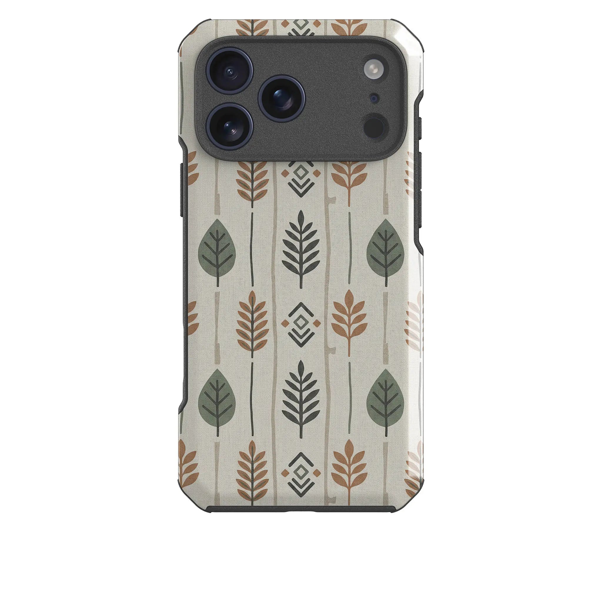 Birch and Linen Pattern by Elsi Vaarala — Impact Armour MagSafe Case for iPhone — Finnaij