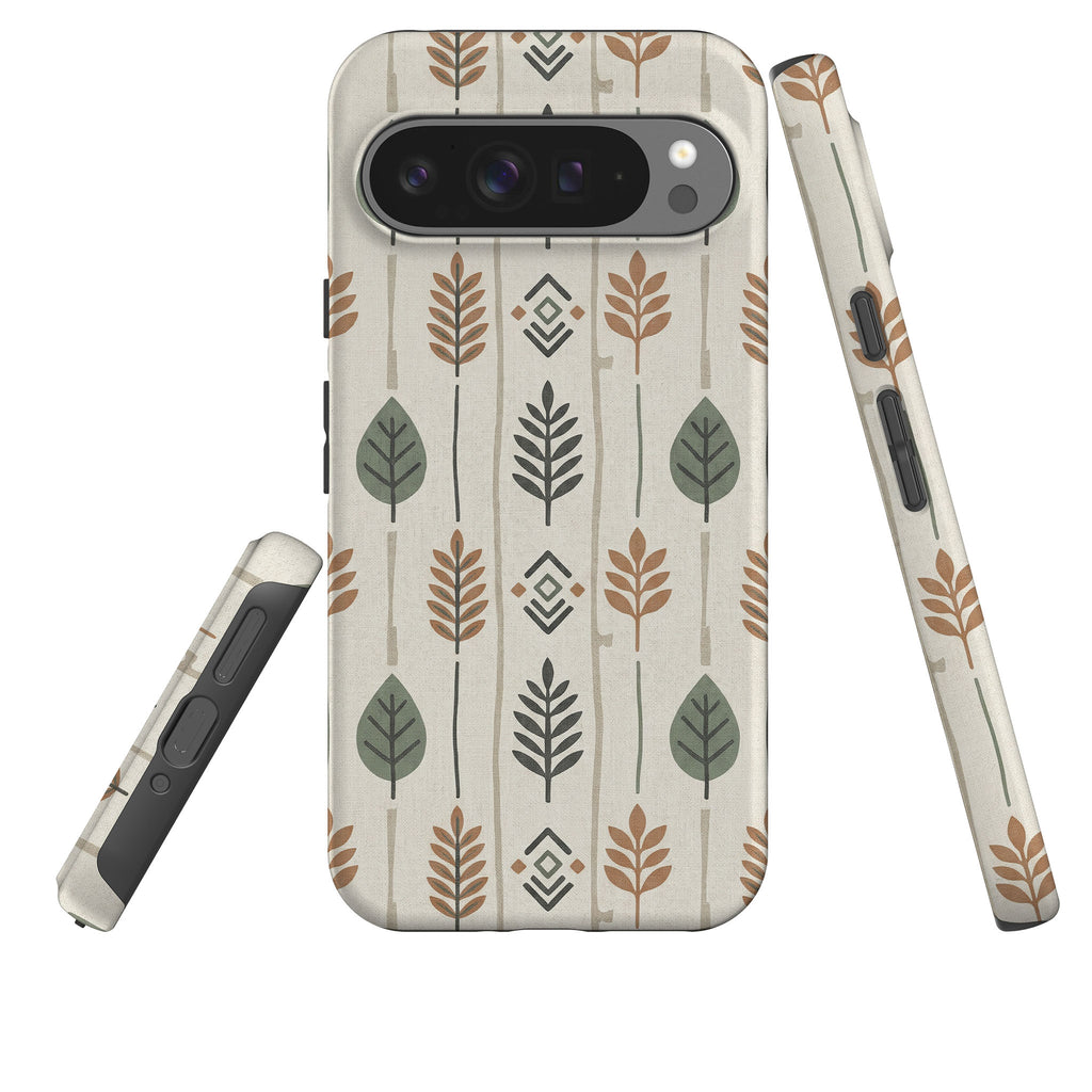 Birch and Linen Pattern by Elsi Vaarala Tough Case for Google Pixel — Finnaij