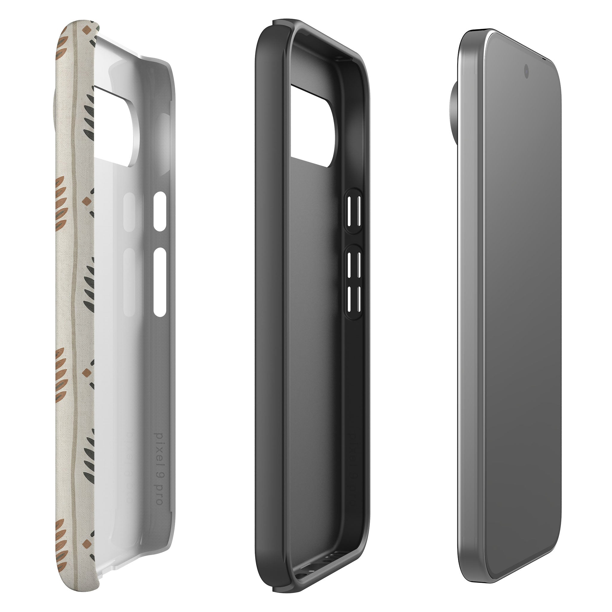 Birch and Linen Pattern by Elsi Vaarala Tough Case for Google Pixel — Finnaij