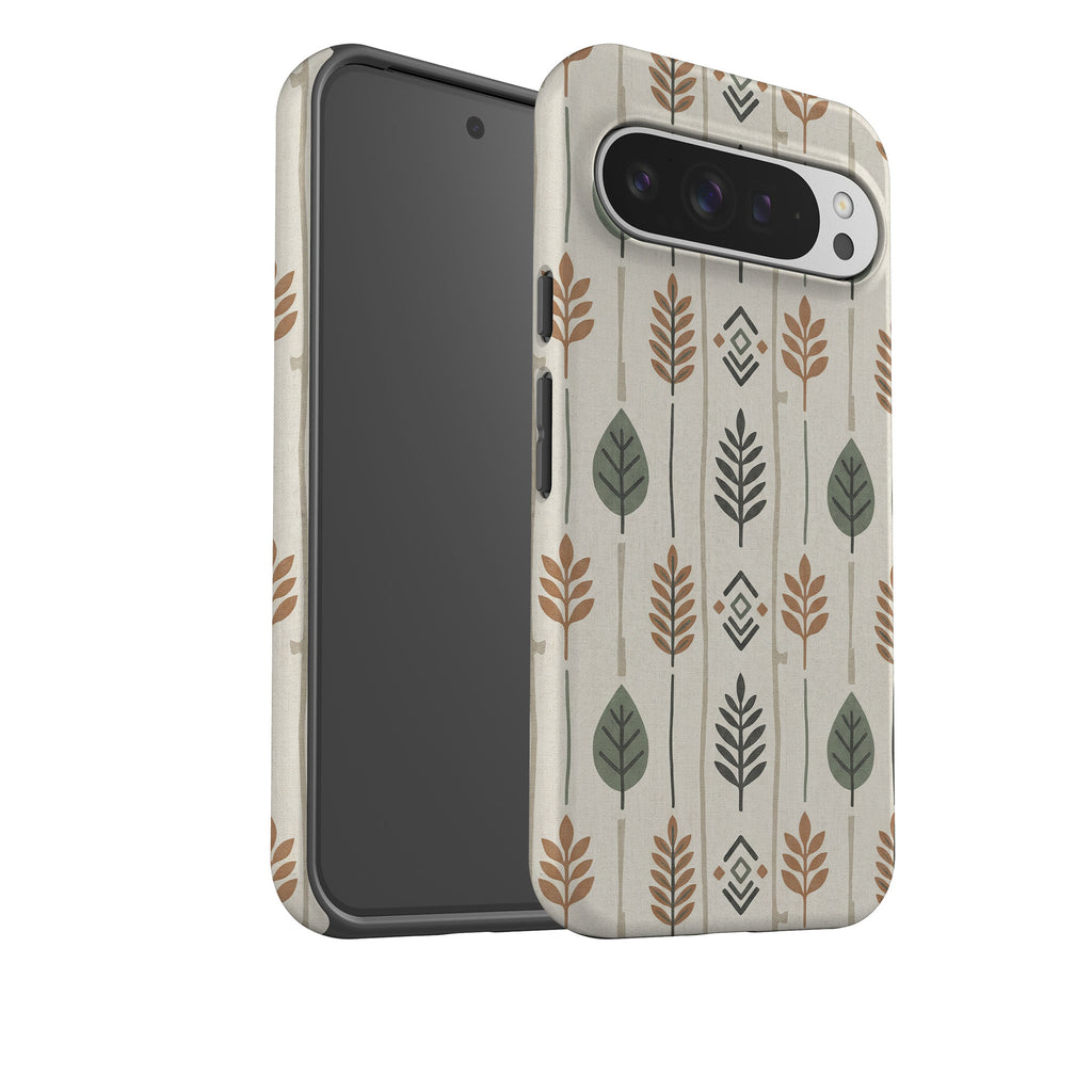 Birch and Linen Pattern by Elsi Vaarala Tough Case for Google Pixel — Finnaij