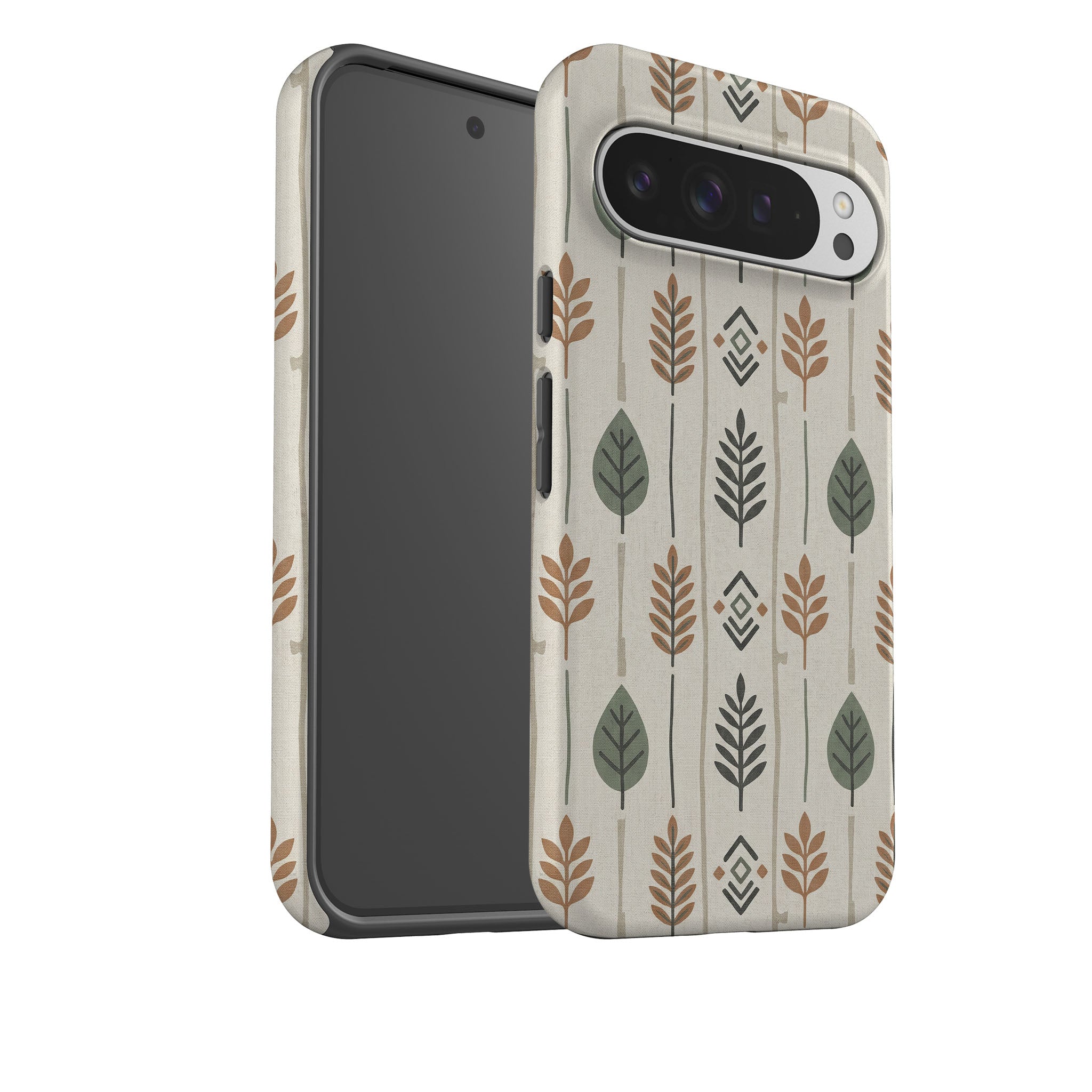 Birch and Linen Pattern by Elsi Vaarala Tough Case for Google Pixel — Finnaij