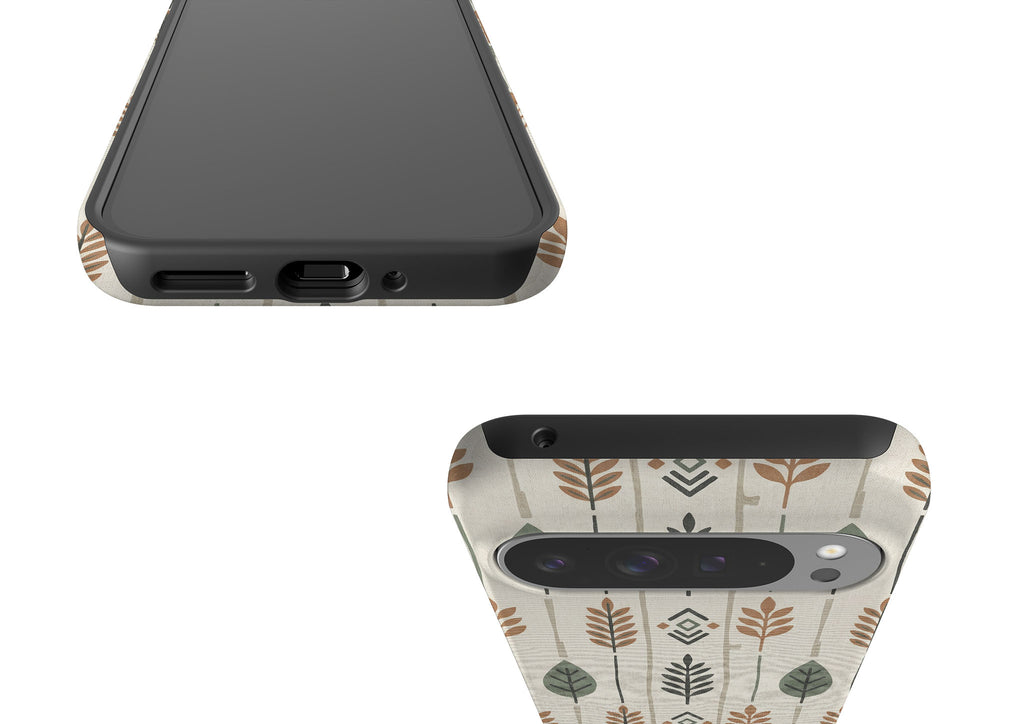Birch and Linen Pattern by Elsi Vaarala Tough Case for Google Pixel — Finnaij