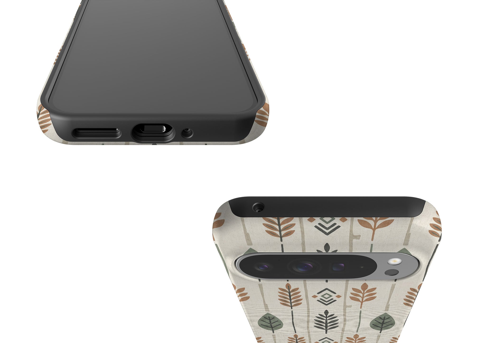 Birch and Linen Pattern by Elsi Vaarala Tough Case for Google Pixel — Finnaij