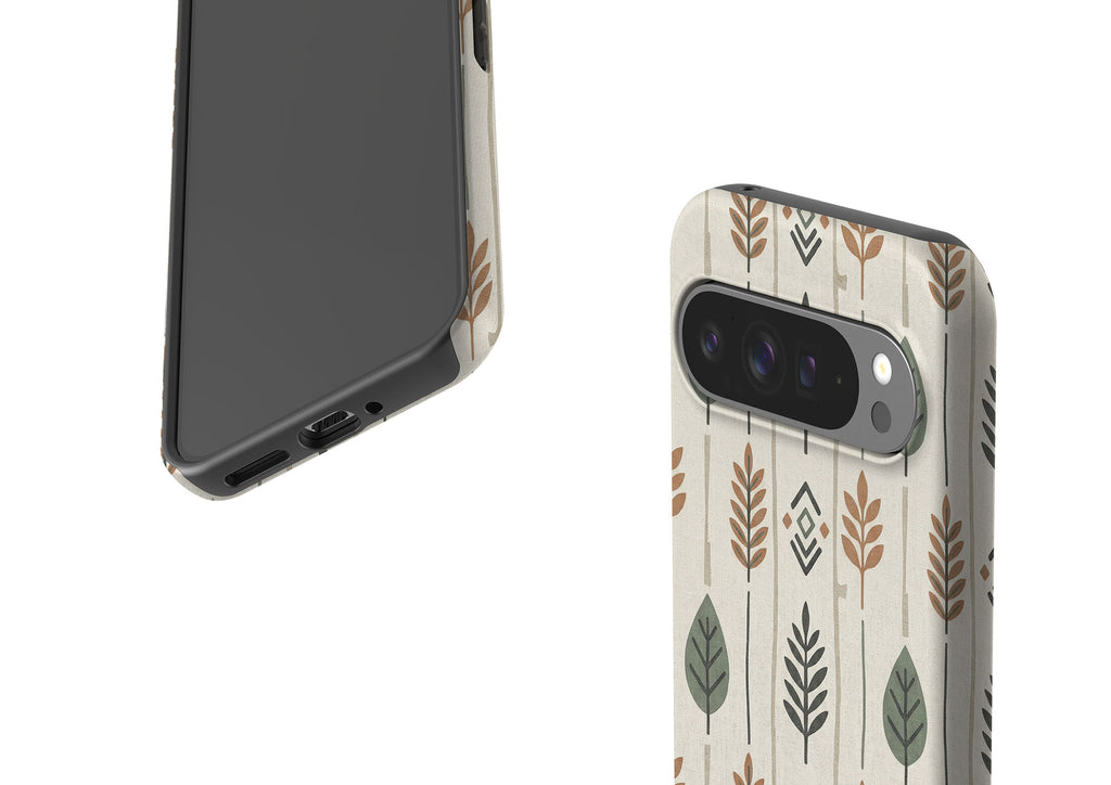 Birch and Linen Pattern by Elsi Vaarala Tough Case for Google Pixel — Finnaij