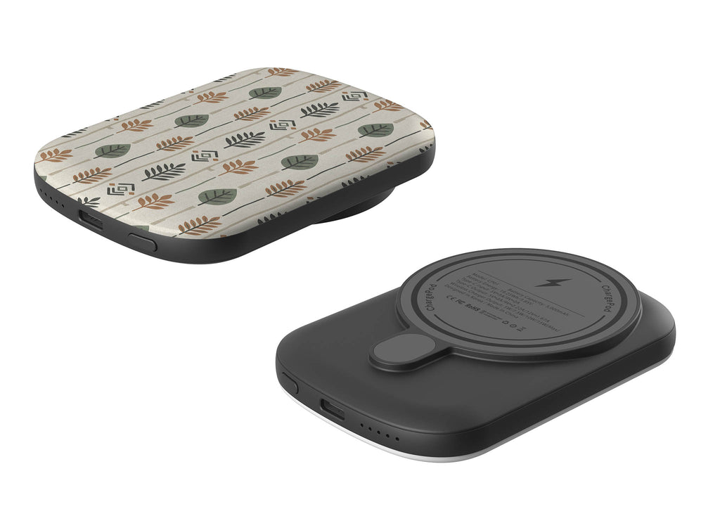 Birch and Linen Pattern by Elsi Vaarala — MagSafe CHARGEPOD — Finnaij