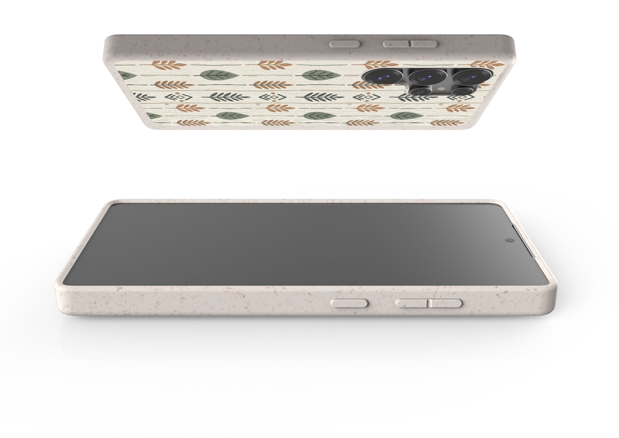 Birch and Linen Pattern by Elsi Vaarala Bio-degradable Case for Samsung Galaxy — Finnaij