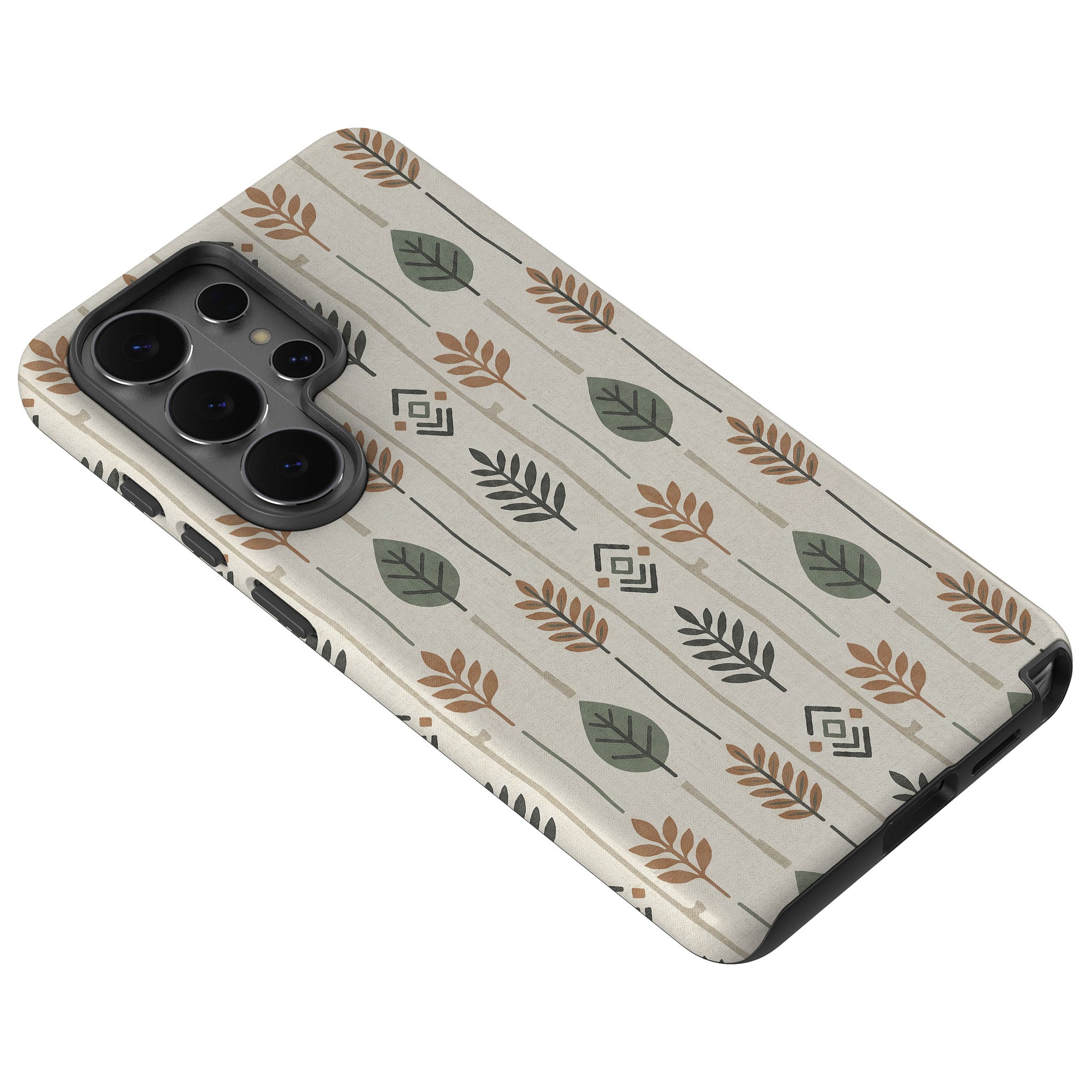 Birch and Linen Pattern by Elsi Vaarala Tough Case for Samsung Galaxy — Finnaij