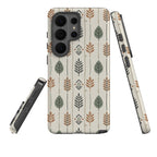 Birch and Linen Pattern by Elsi Vaarala Tough Case for Samsung Galaxy — Finnaij