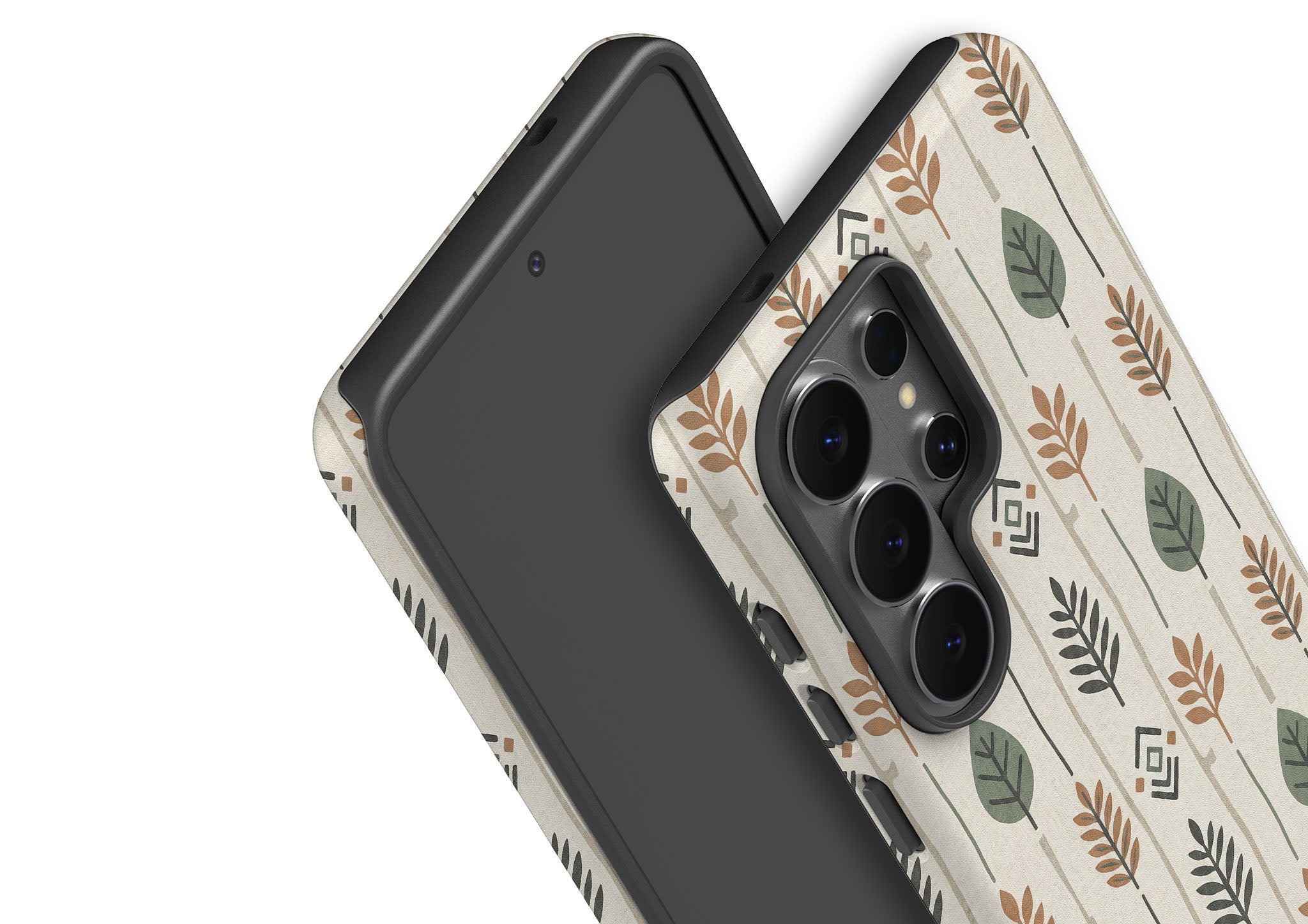 Birch and Linen Pattern by Elsi Vaarala Tough Case for Samsung Galaxy — Finnaij