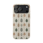 Birch and Linen Pattern by Elsi Vaarala — iPhone Bio-degradable Case — Finnaij