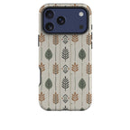 Birch and Linen Pattern by Elsi Vaarala Tough Case for iPhone — Finnaij