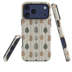 Birch and Linen Pattern by Elsi Vaarala Tough Case for iPhone — Finnaij