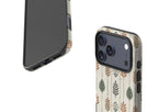 Birch and Linen Pattern by Elsi Vaarala Tough Case for iPhone — Finnaij
