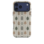 Birch and Linen Pattern by Elsi Vaarala — Magsafe Tough Case for iPhone — Finnaij