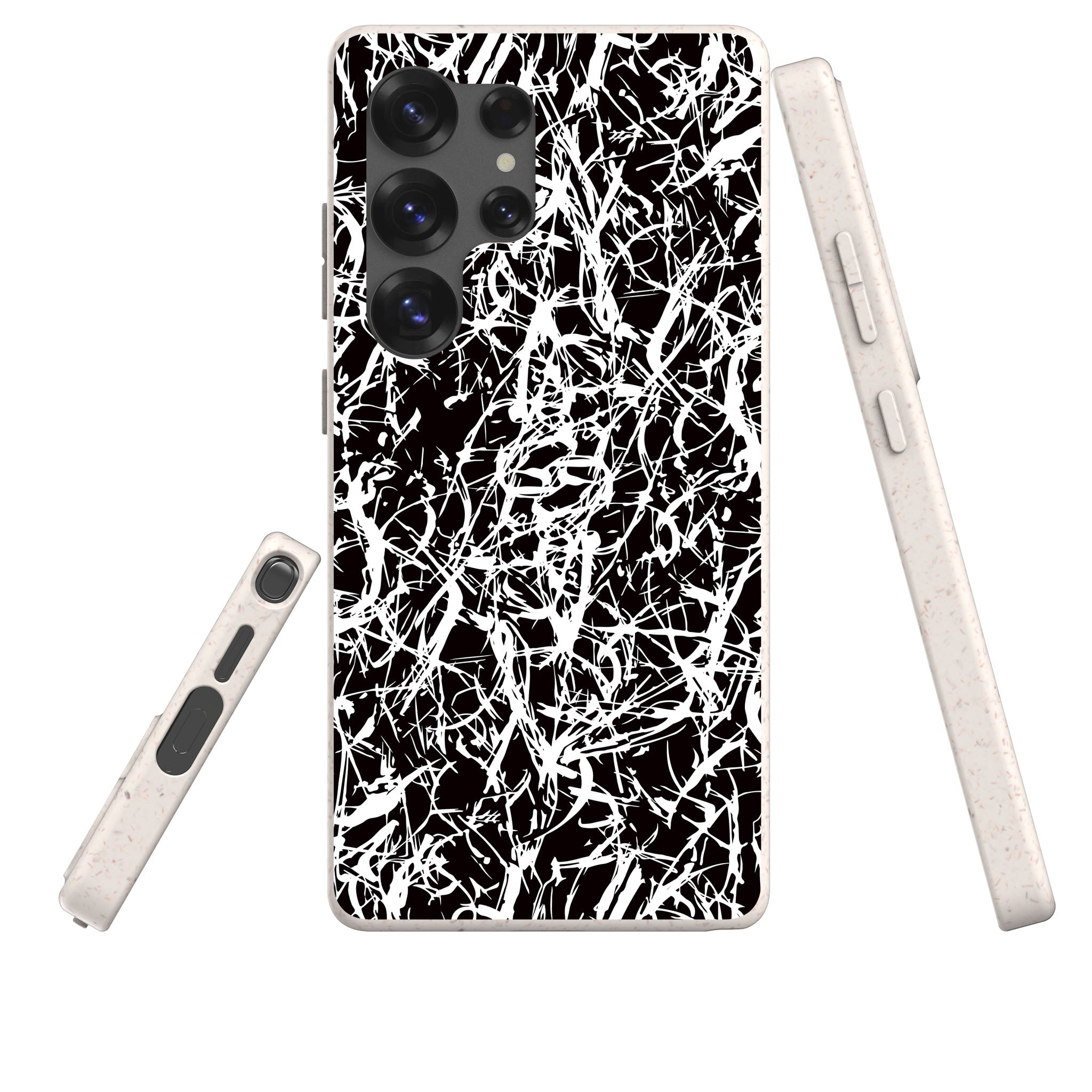 Black-White Grunge Bio-degradable Case for Samsung Galaxy — Finnaij