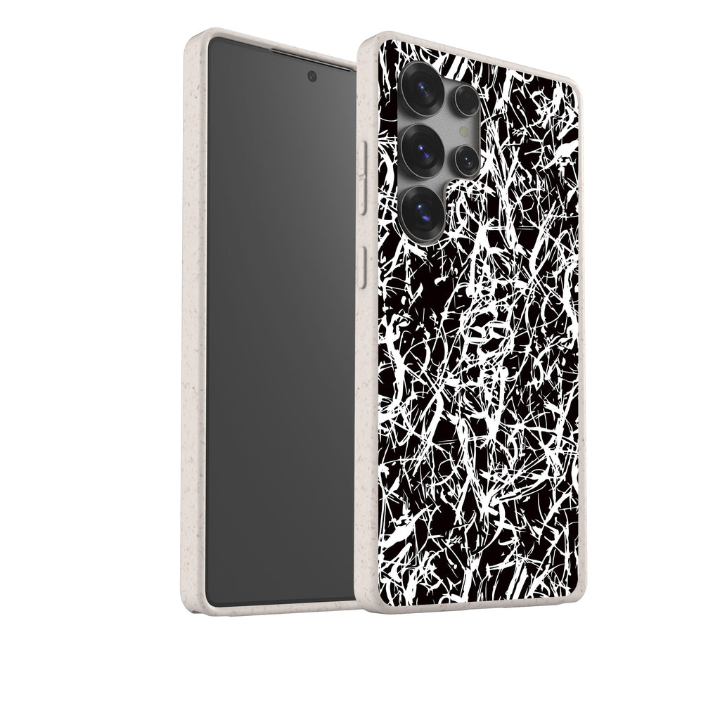 Black-White Grunge Bio-degradable Case for Samsung Galaxy — Finnaij