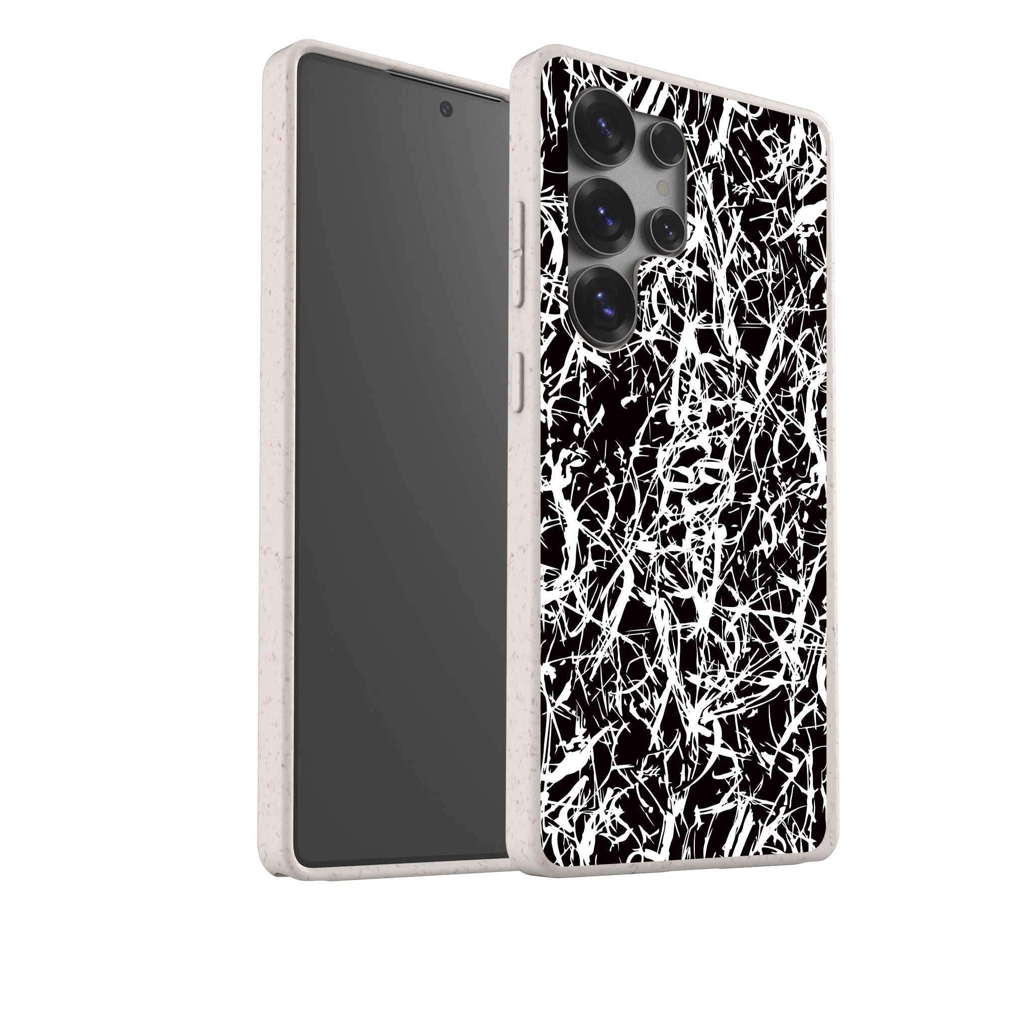 Black-White Grunge Bio-degradable Case for Samsung Galaxy — Finnaij
