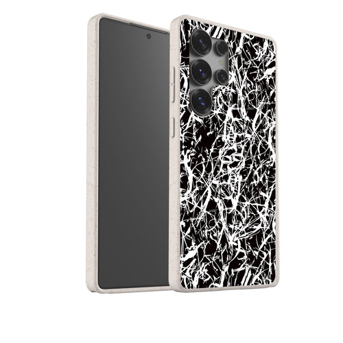 Black-White Grunge — Samsung Galaxy Bio-degradable Case — Finnaij