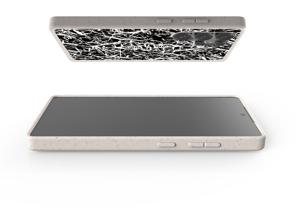 Black-White Grunge Bio-degradable Case for Samsung Galaxy — Finnaij