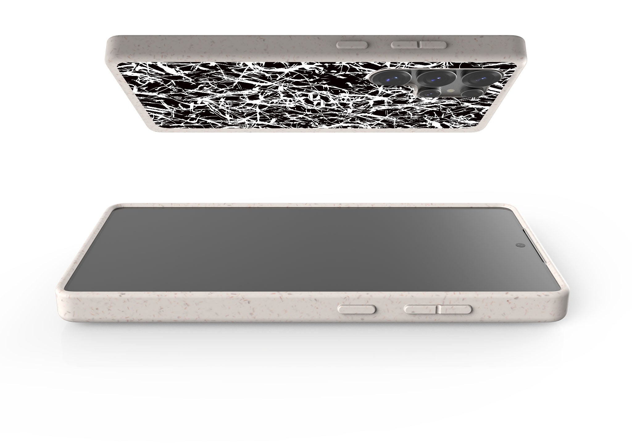 Black-White Grunge Bio-degradable Case for Samsung Galaxy — Finnaij
