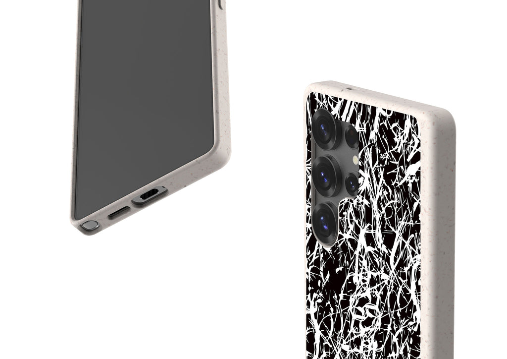 Black-White Grunge Bio-degradable Case for Samsung Galaxy — Finnaij
