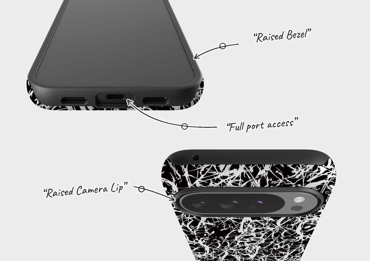 Black-White Grunge — Tough Case for Google — Finnaij