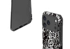 Black-White Grunge — Impact Armour MagSafe Case for iPhone — Finnaij
