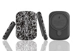 Black-White Grunge MagSafe CHARGEPOD — Finnaij