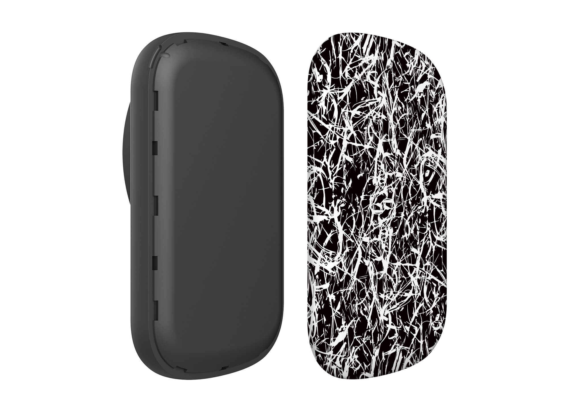 Black-White Grunge MagSafe CHARGEPOD — Finnaij