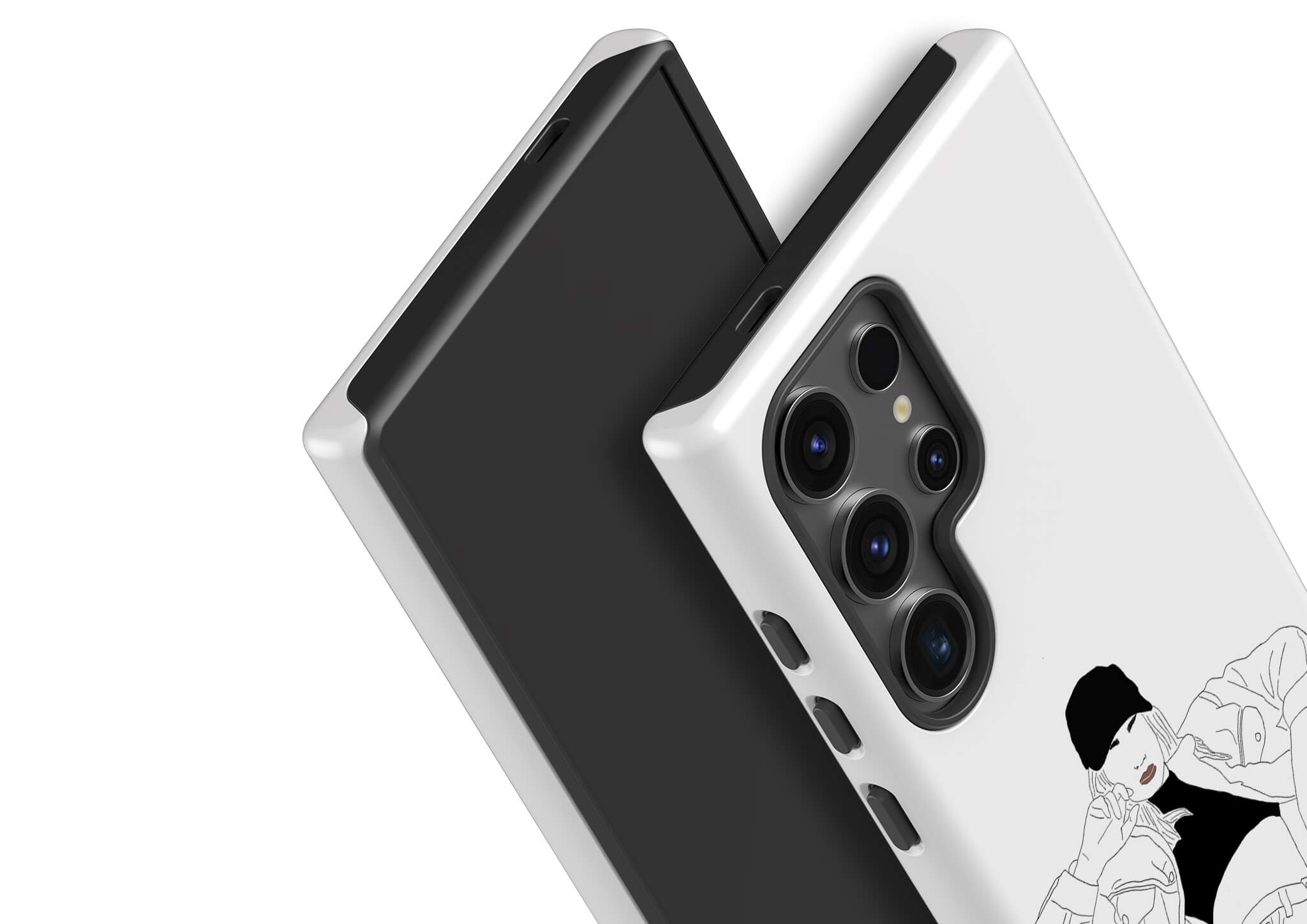 Black Cap by Keagan Haight Tough Case for Samsung Galaxy — Finnaij