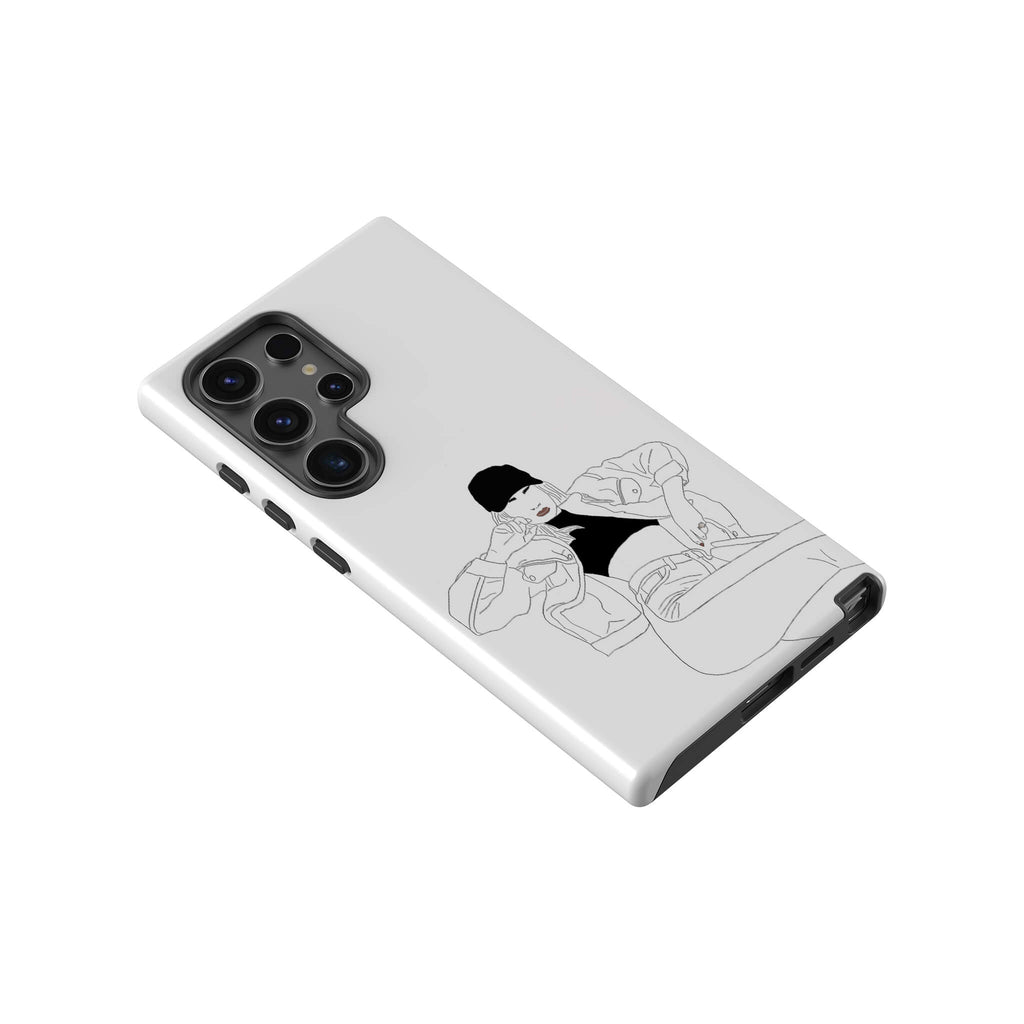 Black Cap by Keagan Haight Tough Case for Samsung Galaxy — Finnaij