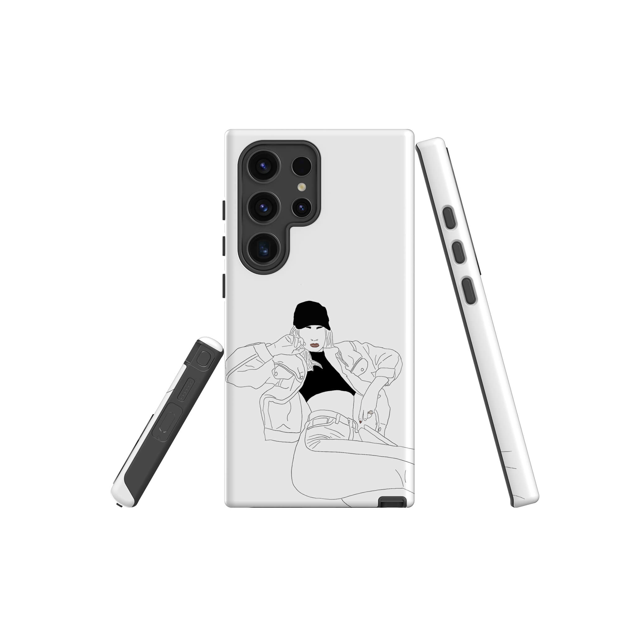 Black Cap by Keagan Haight Tough Case for Samsung Galaxy — Finnaij