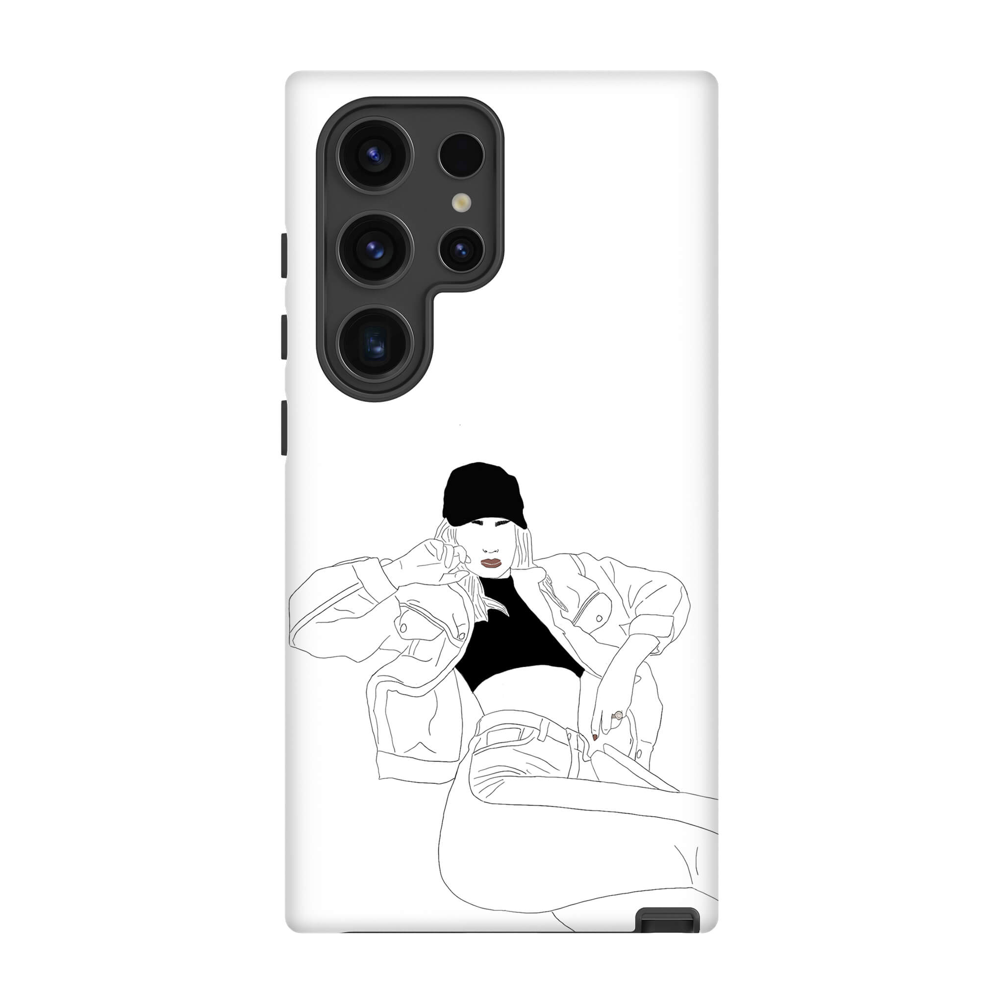 Black Cap by Keagan Haight Tough Case for Samsung Galaxy — Finnaij