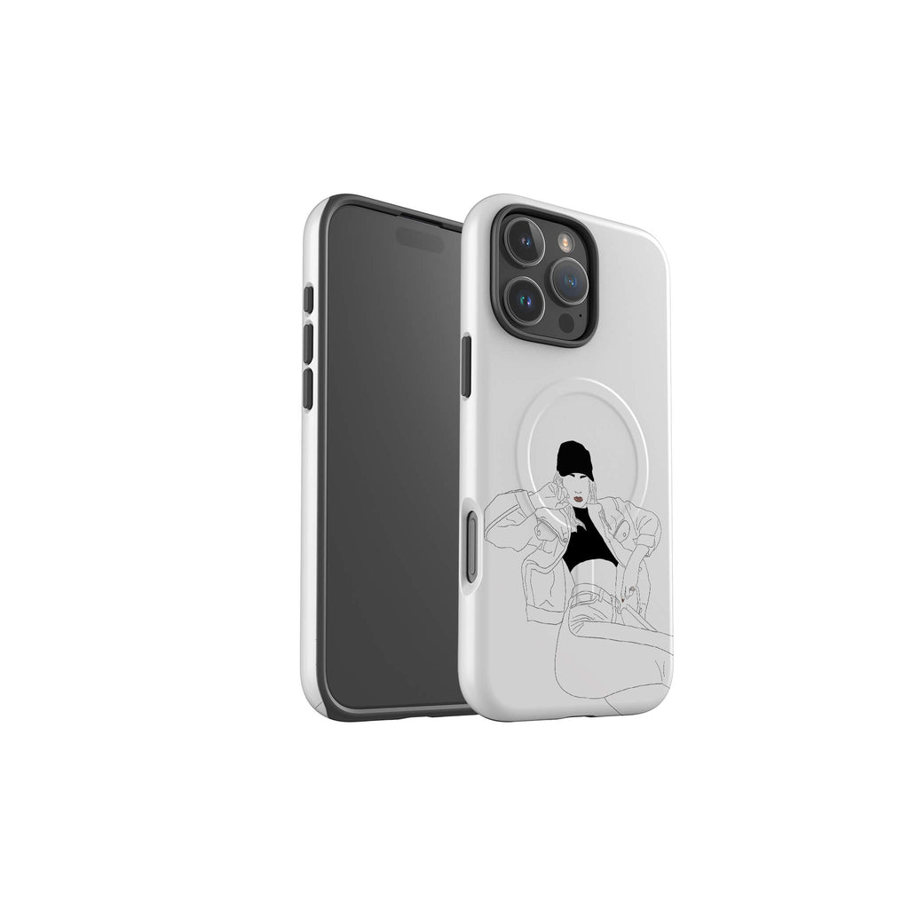 Black Cap by Keagan Haight — Magsafe Tough Case for iPhone — Finnaij
